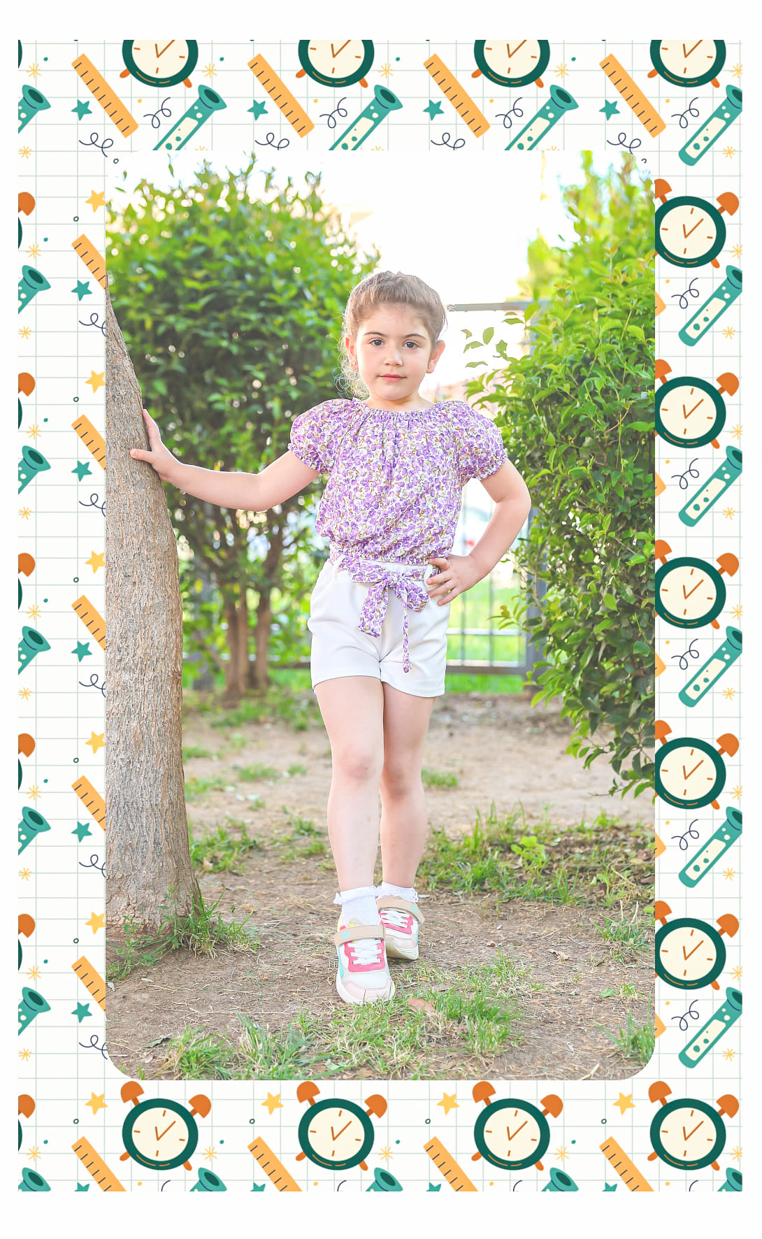 Μιλιμετρέ με γραμικά σχέδια κάθετο